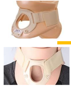 <p>Name this collar. How is it constructed? Motion limitation?</p>
