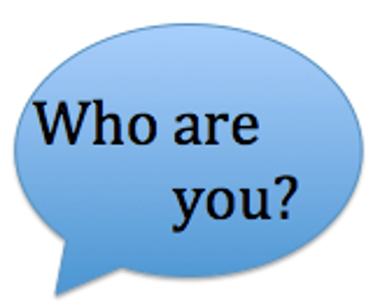 <p>Who are you? (nǐ shì shéi?)</p>