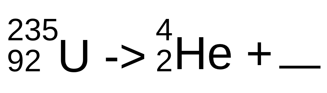 <p>Complete the following nuclear reaction (format: mass number, atomic number Element name)</p>