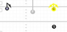 Smoke (1-step, turn to face the quarterback \**look at X*\*)