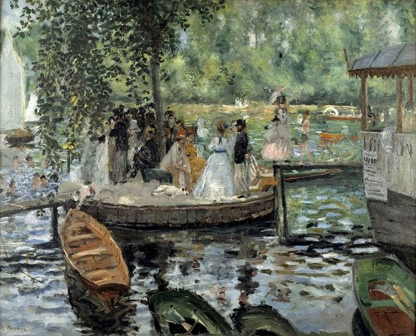<p>he lived in a countryside house in Giverny. He had a wonderful garden with a lot fo flowers that changed colors in the seasons. He painted his garden many times.</p>