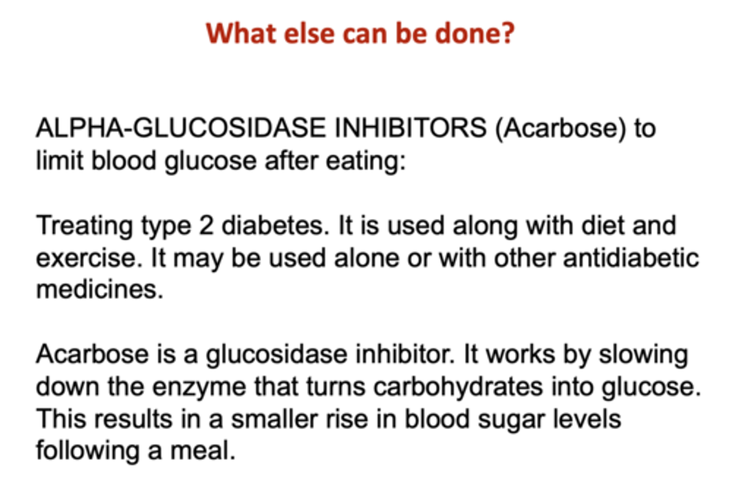 <p>Acarbose</p>