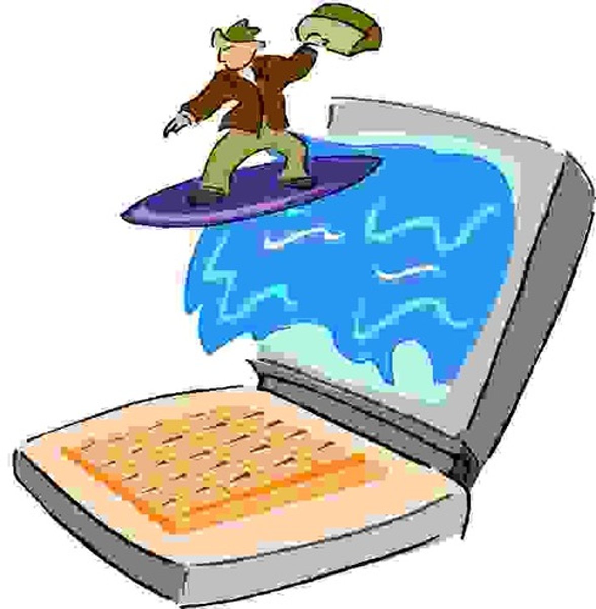 <p>to surf the web</p>