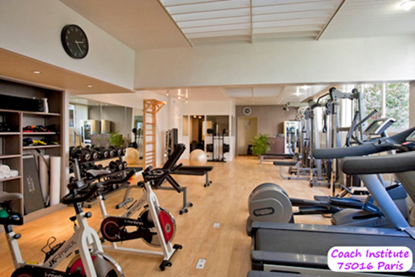 <p>a gym</p>