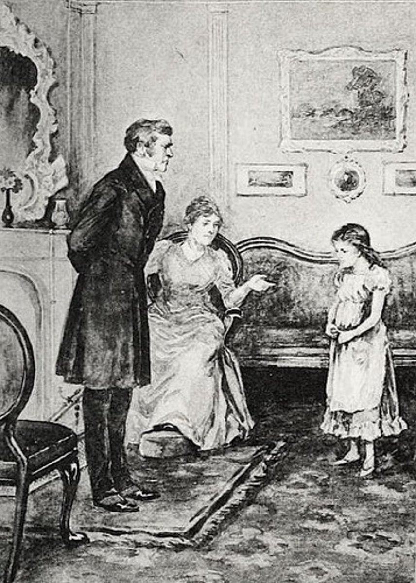 <p>Jane's time at Gateshead, where she is tormented by John Reed and unhappy</p>