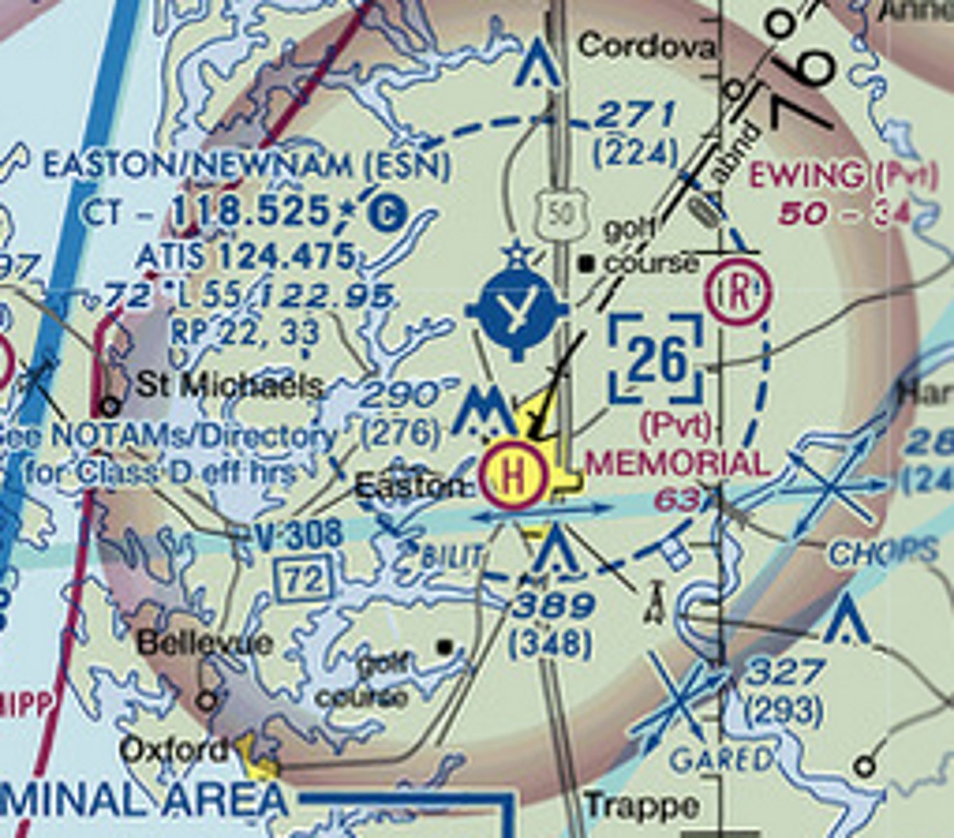 <p>Easton airport is colored blue because it is a ____-____ airfield</p>