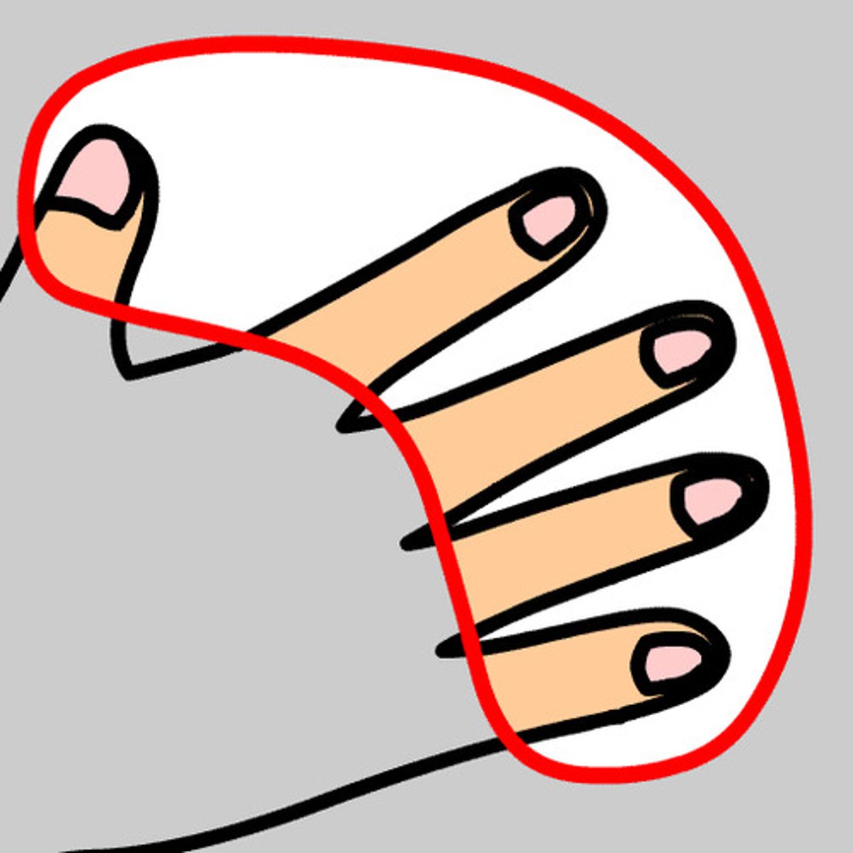 <p>finger, noun</p>