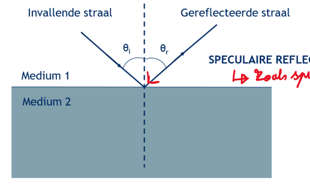 <p>soort reflectie</p>