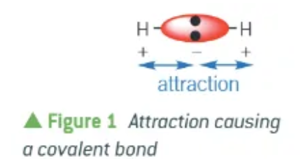 <p>the attraction of a bonded atom for the pair of electrons in a covalent bond </p>