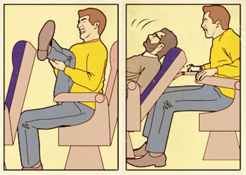 (ajd. to be) uncomfortable, inconvenient