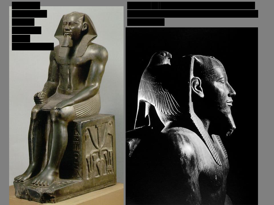 *Khafre* \[ka statue; sculpture portrait\]
