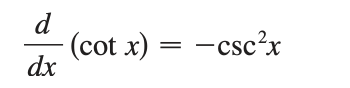 <p>- csc ² x</p>