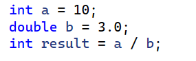 <p>What will be the value of <code>result</code> after running the following code?</p>