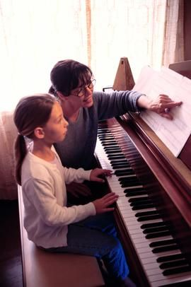 <p>practice the piano</p>