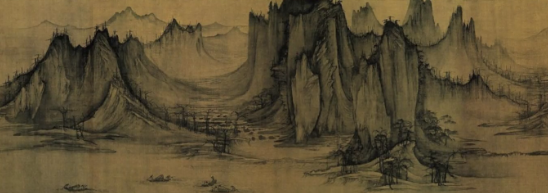 <p>How does the composition and format of Song Dynasty landscape paintings impact the viewer’s experience?</p>