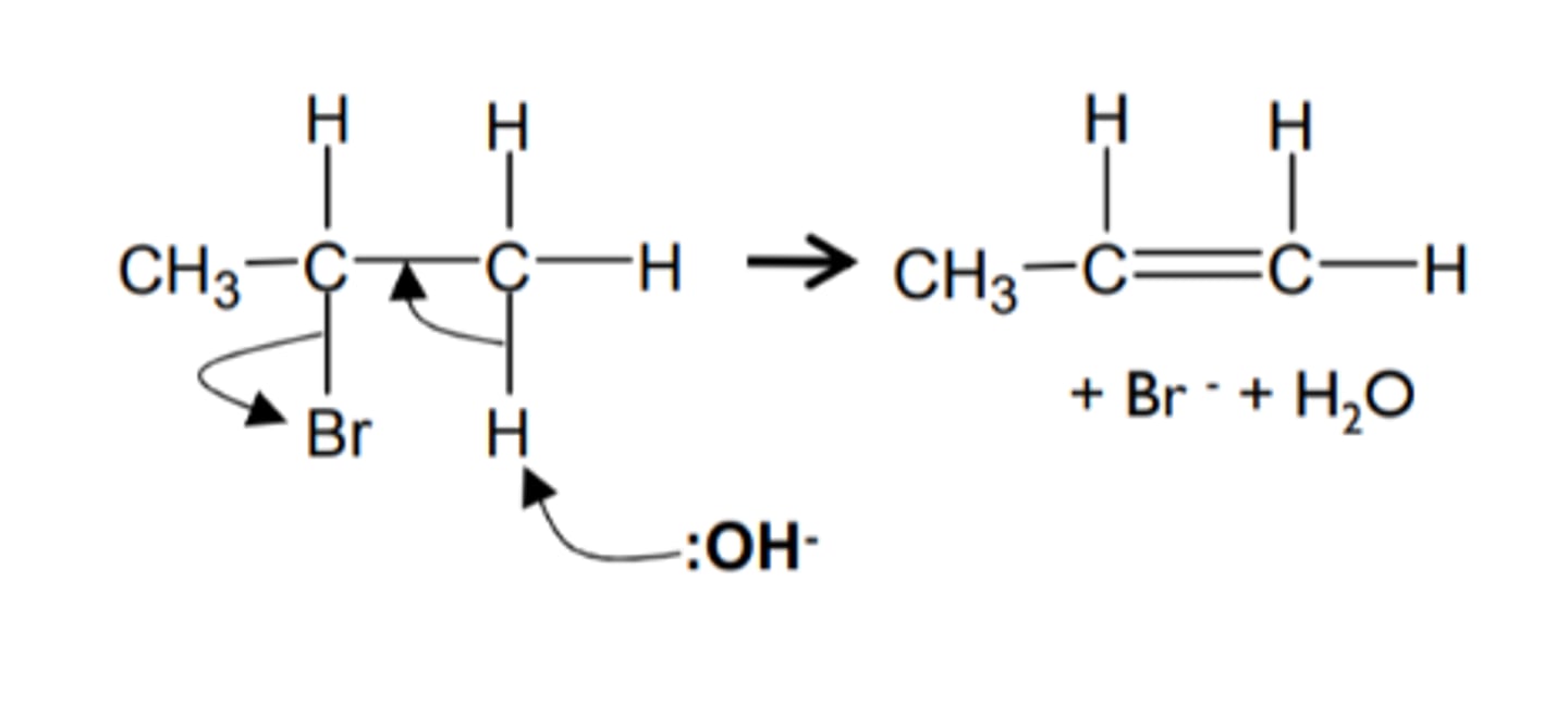 <p>[Elimination]</p><p>NaOH, ethanol, reflux</p>