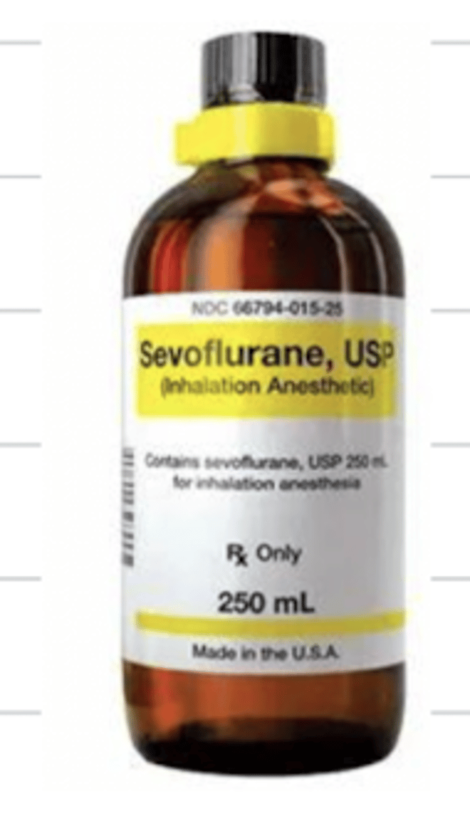 <p>sevofluorane</p>