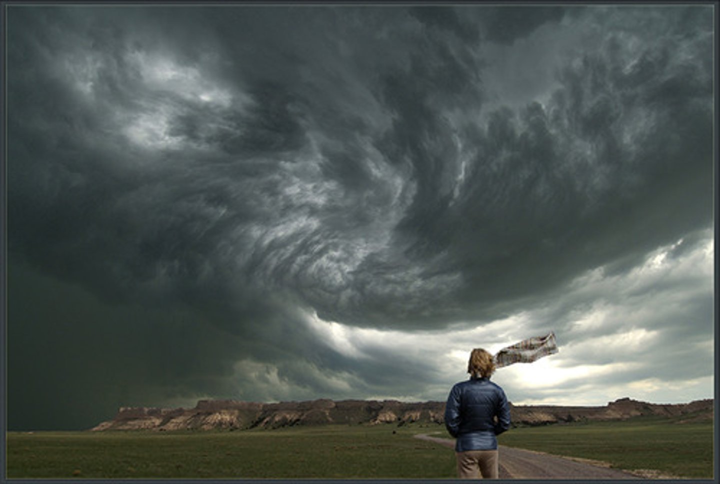 <p>Suggesting that something unpleasant is likely to happen (menacing, portentous)</p>