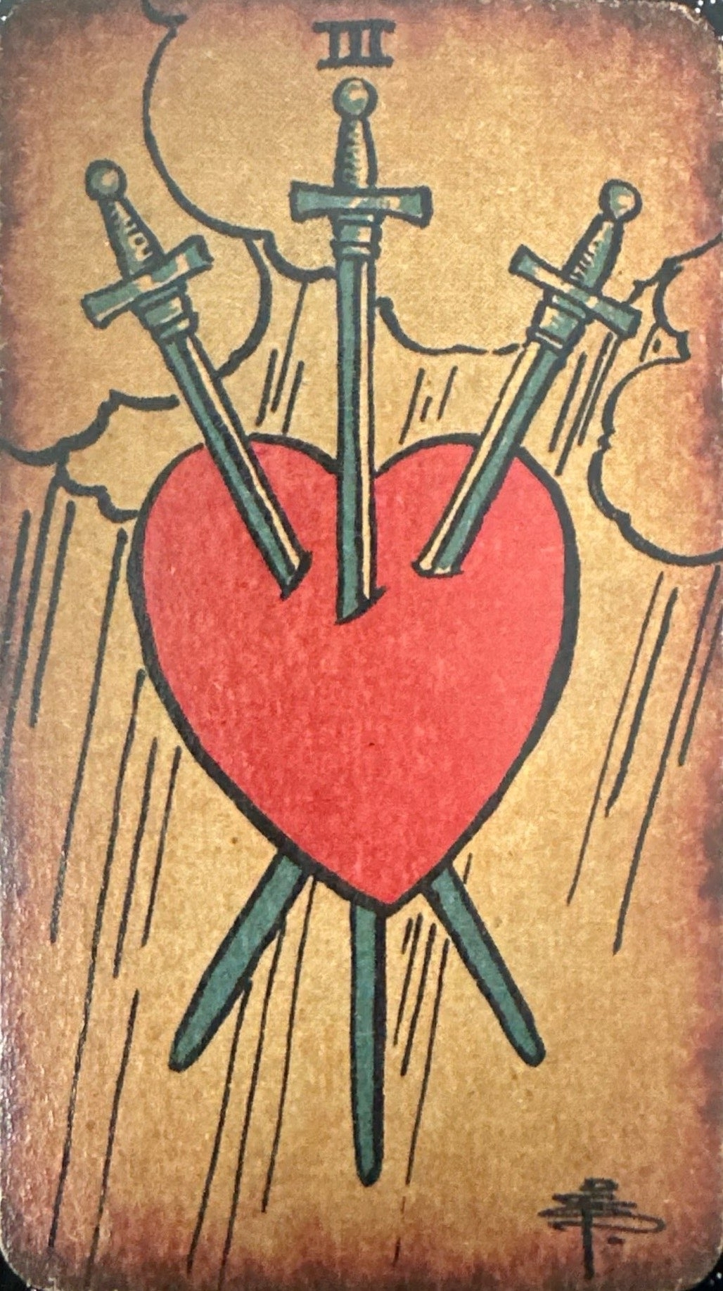 <p>III - Three of Swords</p>