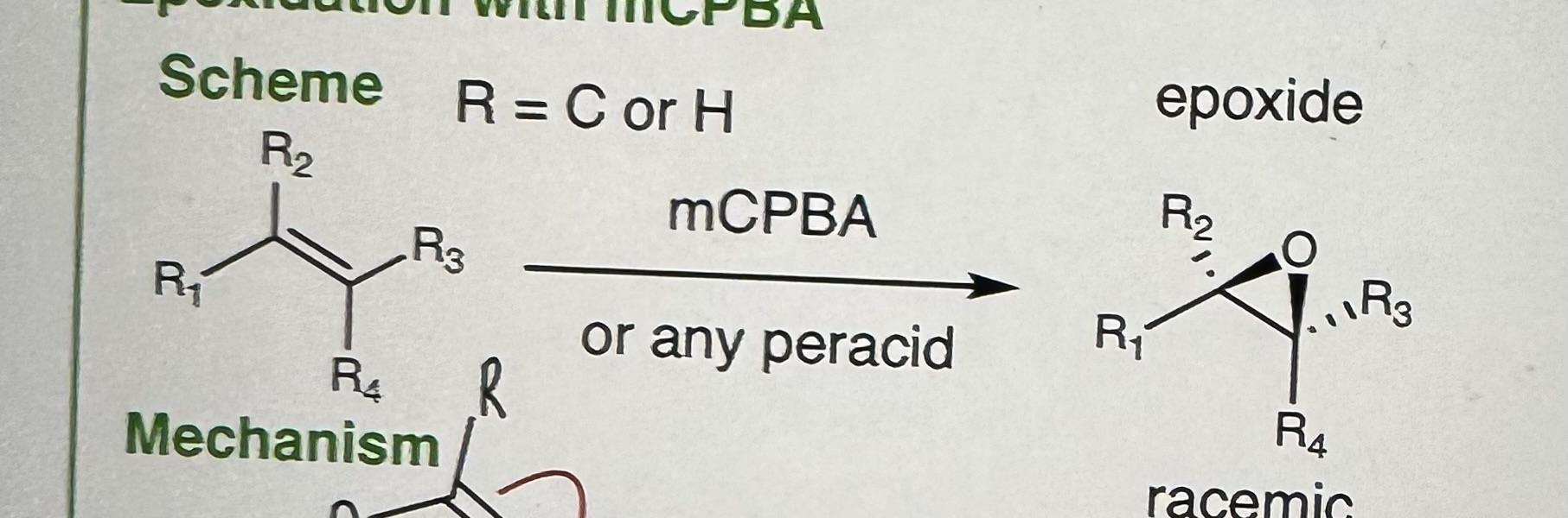 <p>Exploitation with mCPBA</p>
