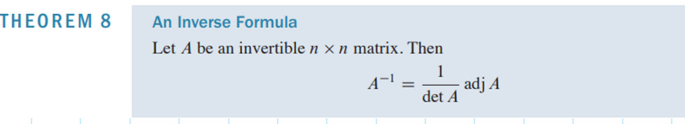 <p>a <strong>has </strong>to be an nxn matrix</p>