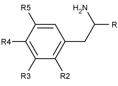 <p>what classical hallucinogen class is this structure?</p><p>a. indole -alkylamine</p><p>b. phenyl-alkylamine</p>