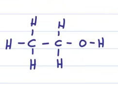 <p>Draw the skeletal structure for ethanol. </p>