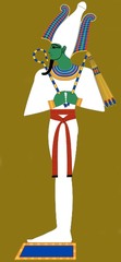Appearance: A mummy w/ a crown, crook, and flail

Role: Rules the Underworld and is judge/god of the dead