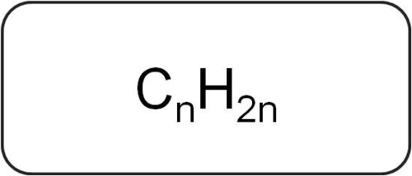 <p>CnH2n</p>