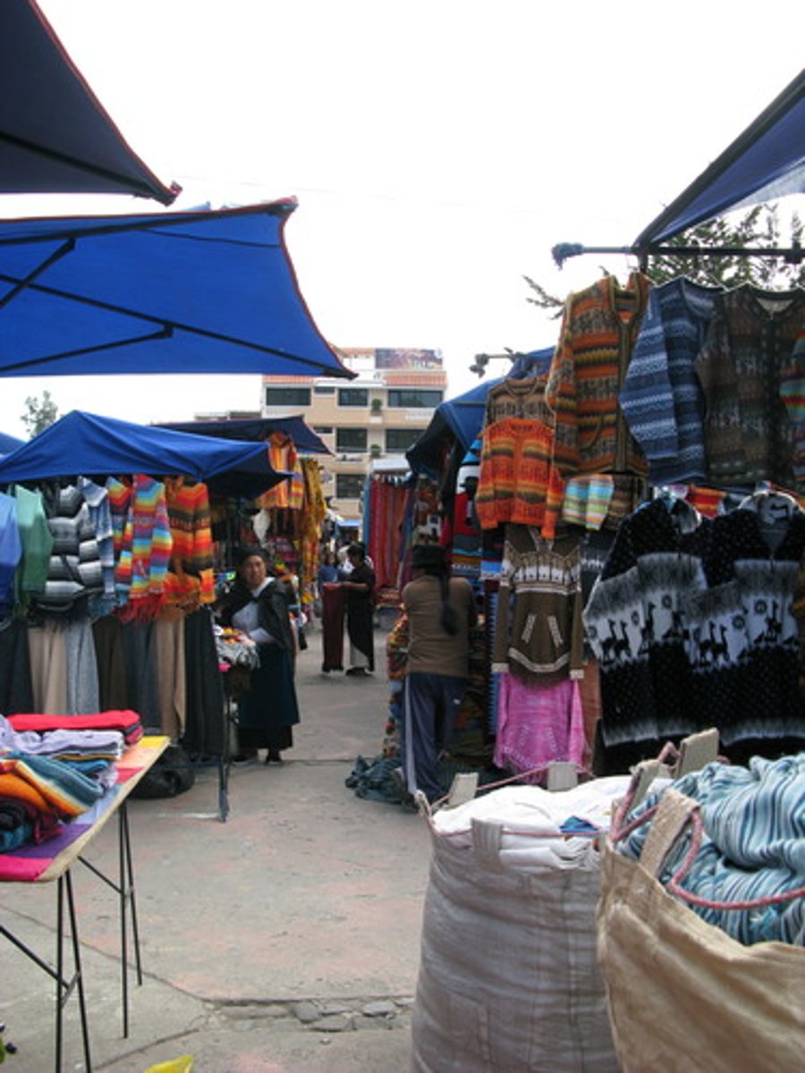 <p>open-air market</p>