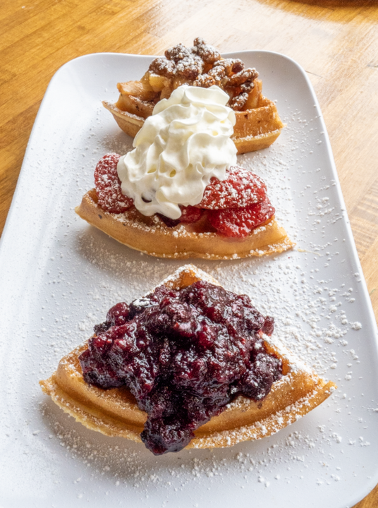 <p>Belgian Waffle Flight</p>