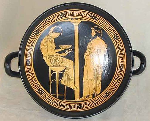 <p>The Pythia at Delphi Kylix: Date, location, attribution</p>