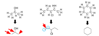 <p>a simplification of expression of the carbon skeleton</p><p>Each end and every bend in between indicate carbon atoms</p><p>Hydrogens on carbons are inferred</p><p>Only heteroatoms and their Hs are explicitly drawn</p><p>Formal charges, when present, ae ALWAYS shown explicitly</p>