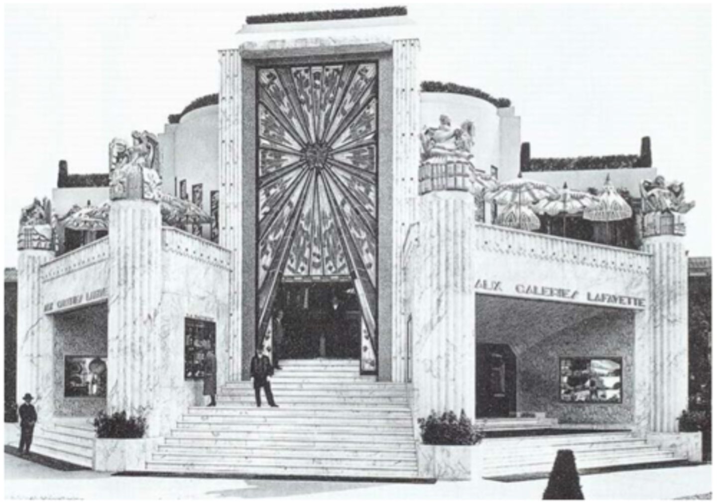 <p>A department store; sunburst = energy, prosperity, hope</p>
