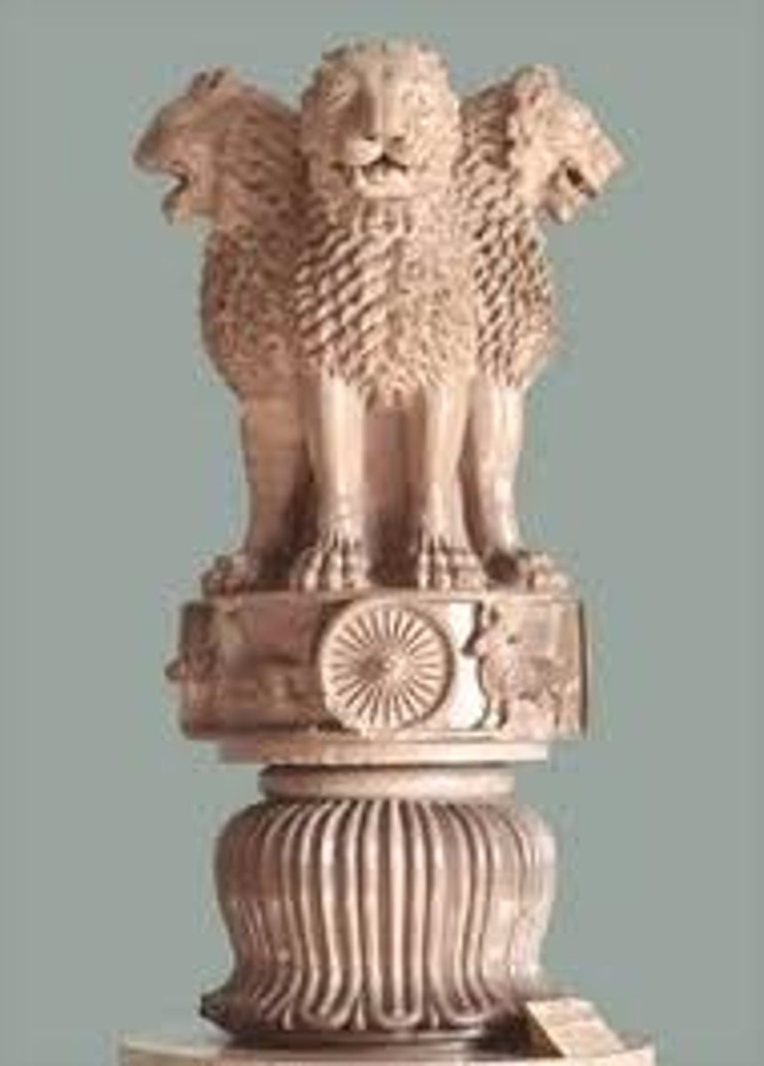 <p>The most famous ruler of the Mauryan Empire (r. 268-232 B.C.E.), who converted to Buddhism and tried to rule peacefully and with tolerance.</p>