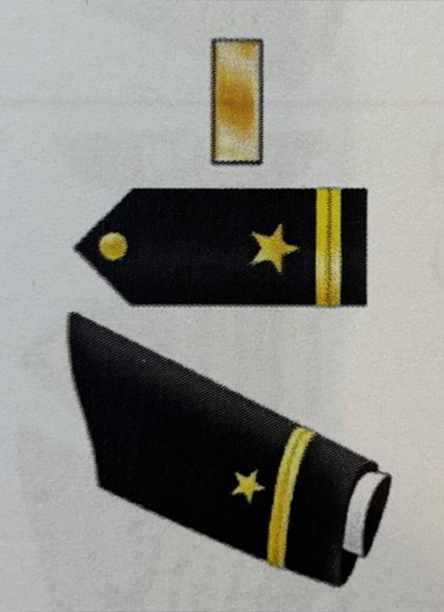 <p>"Second Lieutenant"</p><p>Army: 2LT</p><p>MC: 2ndLt</p><p>AF/SF: 2d Lt</p><p>Navy/CG: "Ensign" (ENS)+Sleeve designs</p>