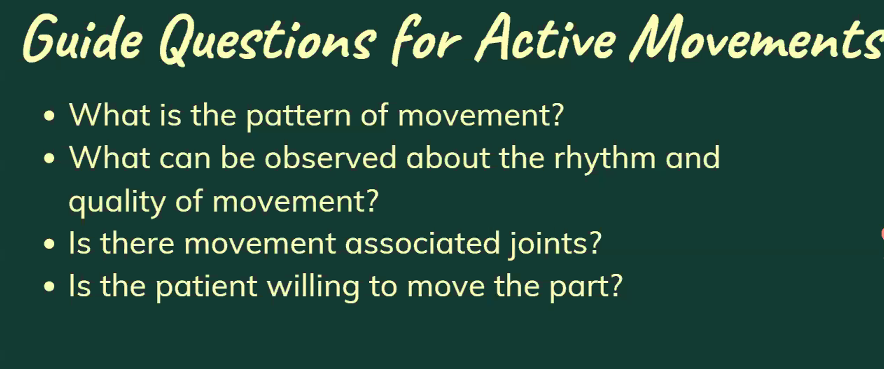 <p>Guide Questions for <strong>Active Movement</strong> (Type 1)</p>