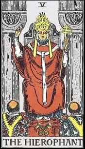 <p>the hierophant</p>