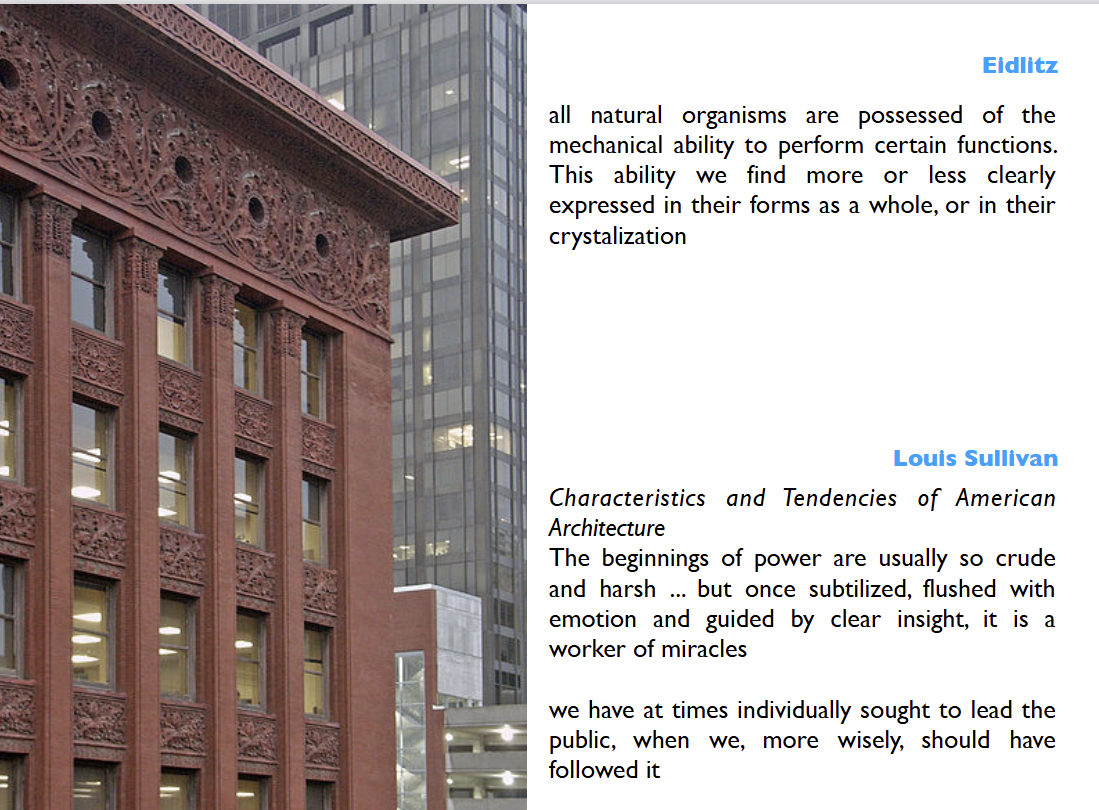 <p>Topic- Eidlitz Louis Sullivan</p>