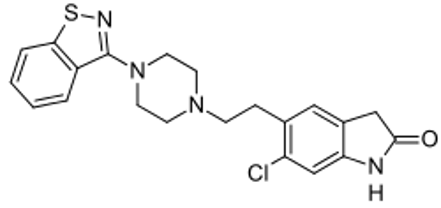 <p>- 2nd generation atypical antipsychotic</p><p>- metabolized mainly by CYP3A</p>