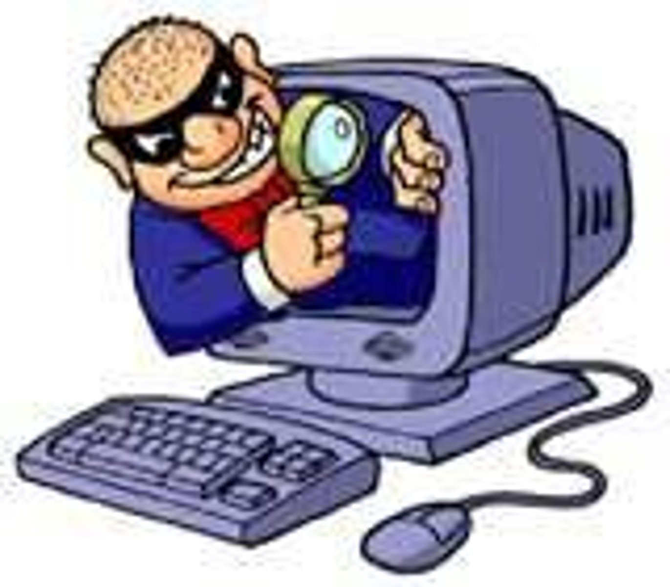 <p>Software that goes on your computer/device without your knowledge and steals private information.</p>