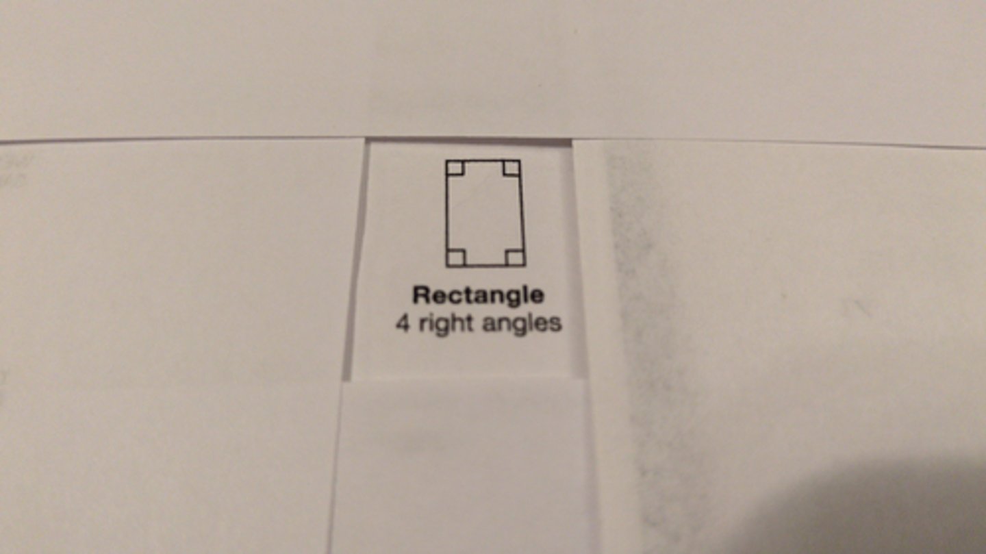<p>A quadrilateral with 4 right angles and two pairs of parallel sides.</p>