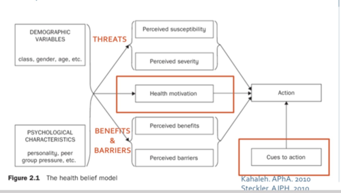 <p>what motivated people to get tuberculosis X-ray screening</p><p>(What factors most influence our “likelihood” to act or change behaviors?)</p>