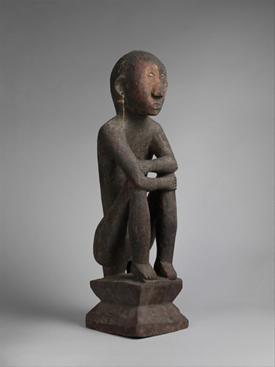 <p>Ifugao wood carving of their rice god</p>