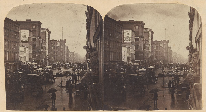 <p>Broadway in the Rain </p>