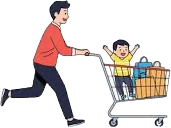 <p>to transport items while shopping. </p><p></p>