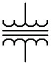 <p>____ 56. This symbol is a a. air transformer c. auto transformer b. iron core transformer d. decepticon</p>