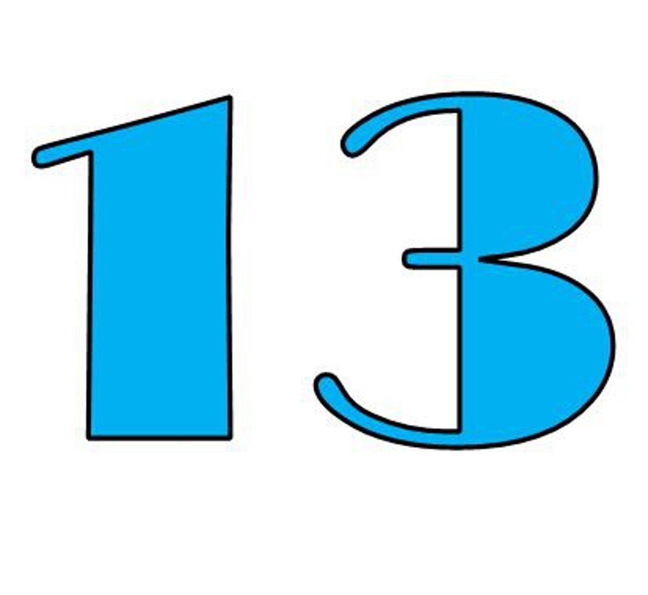 <p>13</p>