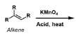 <p>Oxidative cleavage of alkenes with KMnO4</p>