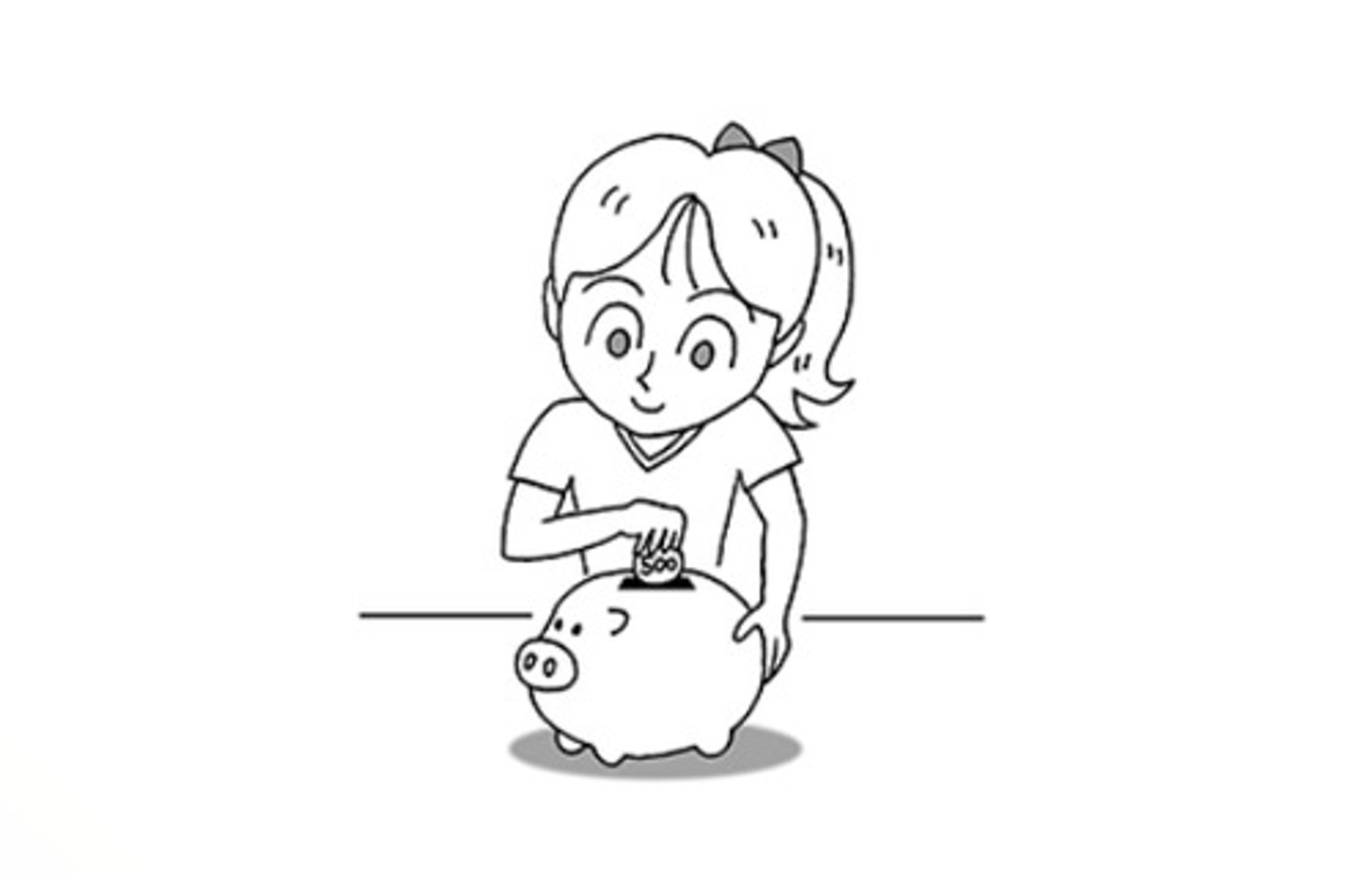 <p>to save money (~を)</p>